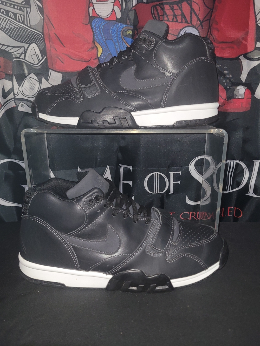 Nike Anthracite 1 Mid Trainers